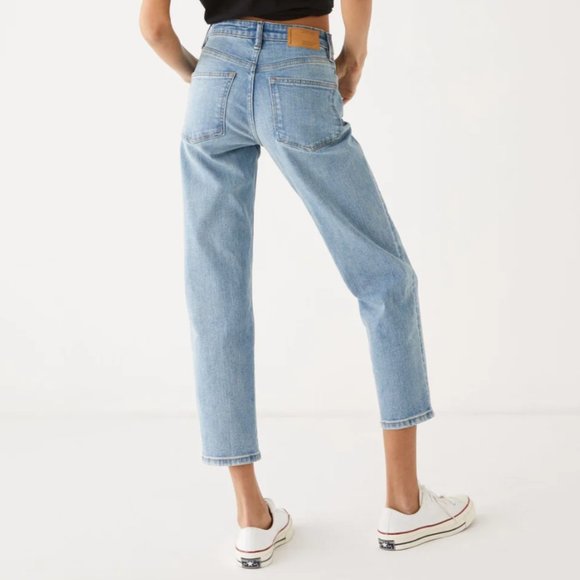 Frank & Oak Cyndi High Rise Straight Jean - Picture 3 of 12